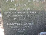 JAMES ? 1884-1938 :: JAMES Maxwell 1922-1964 
