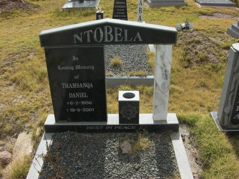 NTOBELA Thamsanqa Daniel 1956-2001