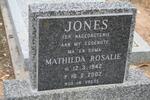 JONES Mathilda Rosalie 1942-2002