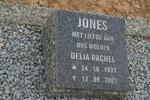 JONES Delia Rachel 1933-2001