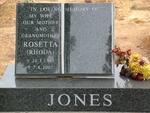 JONES Rosetta 1942-2007