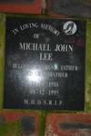 LEE Michael John 1916-1995