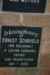 SCHOFIELD Ernest 1911-1985