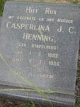 HENNING Casperlina J.C. nee STAPELBERG 1892-1955