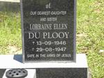 PLOOY Lorraine Ellen, du 1946-1947