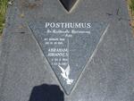 POSTHUMUS Abraham Johannes 1934-2007
