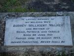 WALKER Audrey Millicent 1921-1947