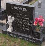 CHOWLES Wendy Carol 1971-1996