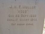 MULLER J.H.F. 1865-1940