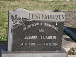 ESTERHUIZEN Susanna Elizabeth 1918-1964
