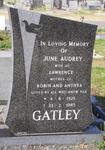 GATLEY June Audrey 1929-1985