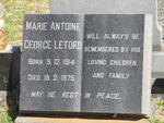 LETORD Marie Antoine George 1914-1975