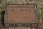 WYK Ellen Elizabeth, van nee BEKKER 1881-1960