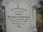 GERHARDI John Henry 1866-1938