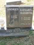 ROOIJEN Andries, van 1917-1985 & Katharina Elizabeth 1919-2006