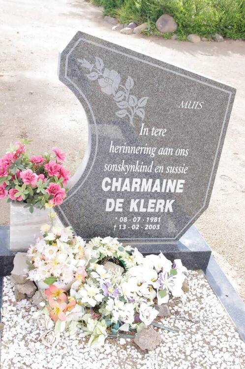 KLERK Charmaine, de 1981-2003
