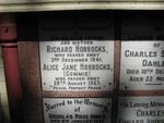 HORROCKS Richard -1941 & Alice Jane -1957