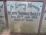 BAILEY Henry Thomas -1945