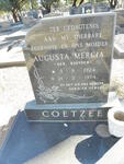 COETZEE Augusta Mercia nee BOOYSEN 1924-1974