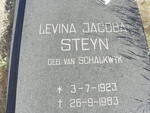 STEYN Levina Jacoba nee VAN SCHALKWYK 1923-1983