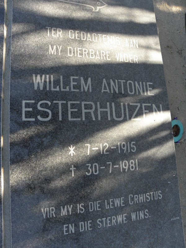 ESTERHUIZEN Willem Antonie 1915-1981