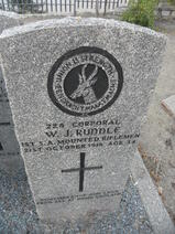 RUDDLE W.J. -1918