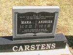 CARSTENS Andries 1931-2011 & Mara 1931-2011