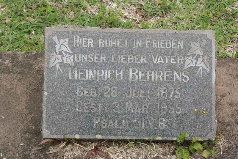 BEHRENS P. Heinrich 1875-1955