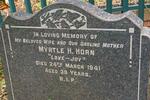 HORN Myrtle H. -1941