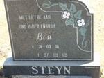 STEYN Ben 1916-2009