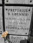 PRETORIUS B.I. 1965-1996 & Eeufesia 1939-