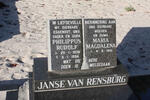 RENSBURG Philippus Rudolf, Janse van 1938-1994 & Maria Magdalena 1941-