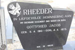 RHEEDER Gottfried Jacob 1910-1973