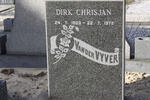VYVER Dirk Chrisjan, van der 1923-1972