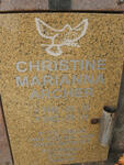 ARCHER Christine Marianna 1966-2003
