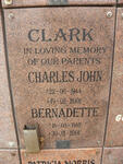 CLARK Charles John 1944-2001 & Bernadette 1947-2001