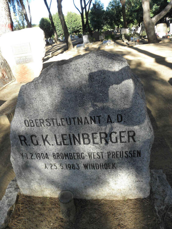LEINBERGER R.G.K. 1904-1983
