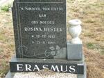 ERASMUS Rosina Hester 1912-1989