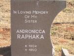 RAPHAKA Andronicca 1904-1950