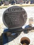 KLOPPER Cobus 1964-1992