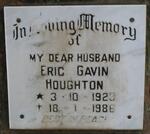 HOUGHTON Eric Gavin 1923-1986