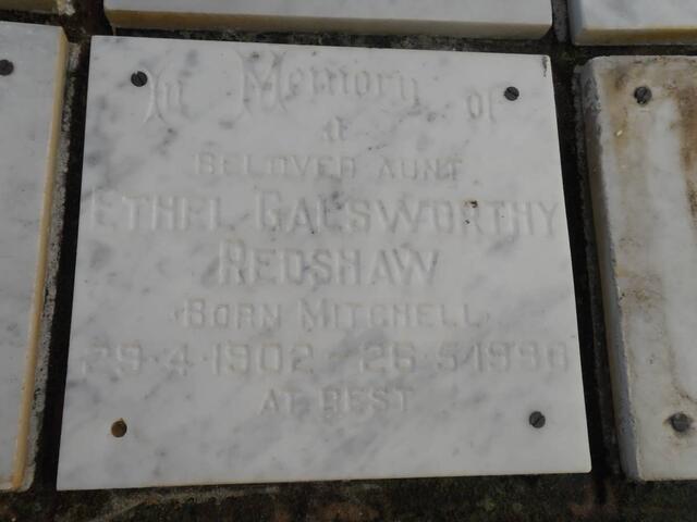 REDSHAW Ethel Galsworthy nee MITCHELL 1902-1990