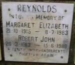 REYNOLDS Robert John 1913-1988 & Margaret Elizabeth 1915-1983