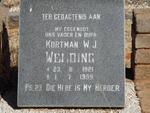 WELDING Kortman W.J. 1921-1995
