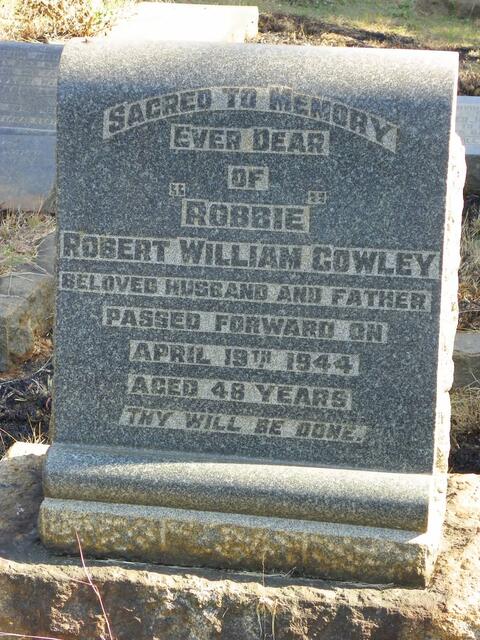 COWLEY Robert William -1944