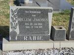 RABIE Willem Jakobus 1858-1921