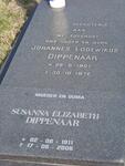 DIPPENAAR Johannes Lodewikus 1907-1972 & Susanna Elizabeth 1911-2006