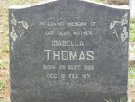 THOMAS Isabella 1882-1971