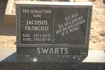 SWARTS Jacobus Francois 1911-1992