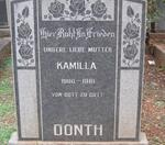 DONTH Kamilla 1900-1961